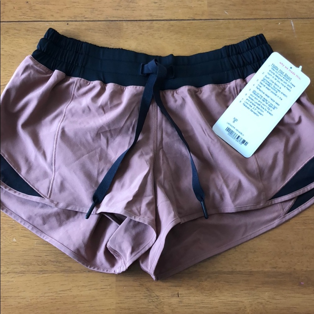 Lululemon hotty hot short hena/blk